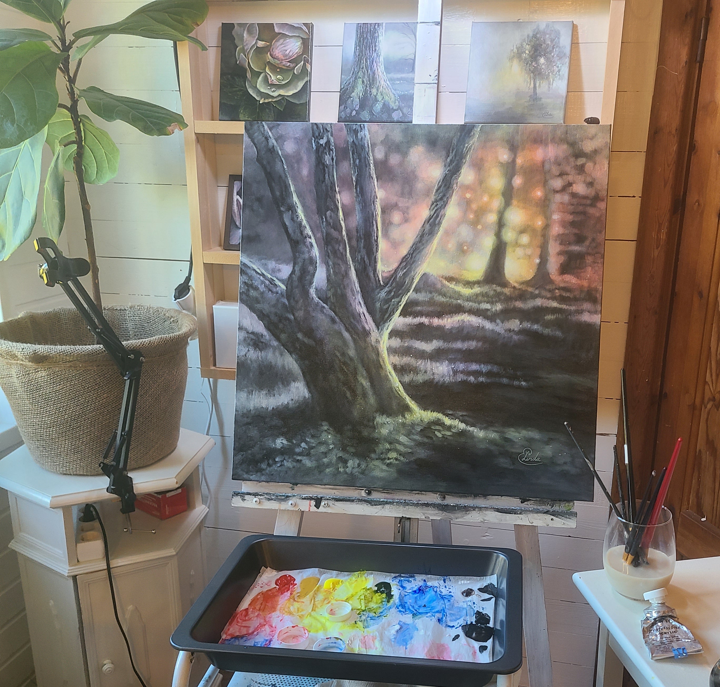 Björkar vid Sandvikens Strand